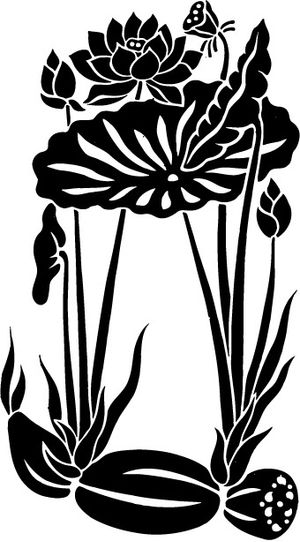 梅兰菊竹 水墨画 中国画 矢量 C...