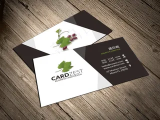 高档时尚葡萄名片