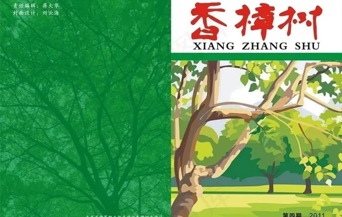 杂志封面设计图片cdr矢量模版下载