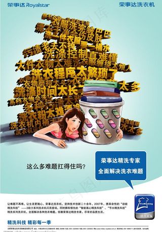 荣事达洗衣机图片