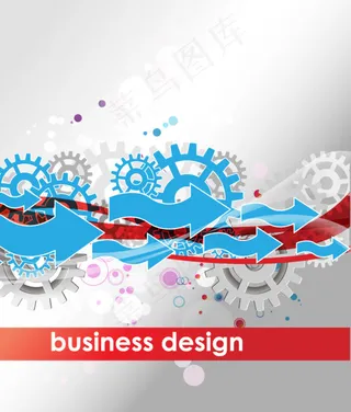 动感箭头背景矢量素材-1