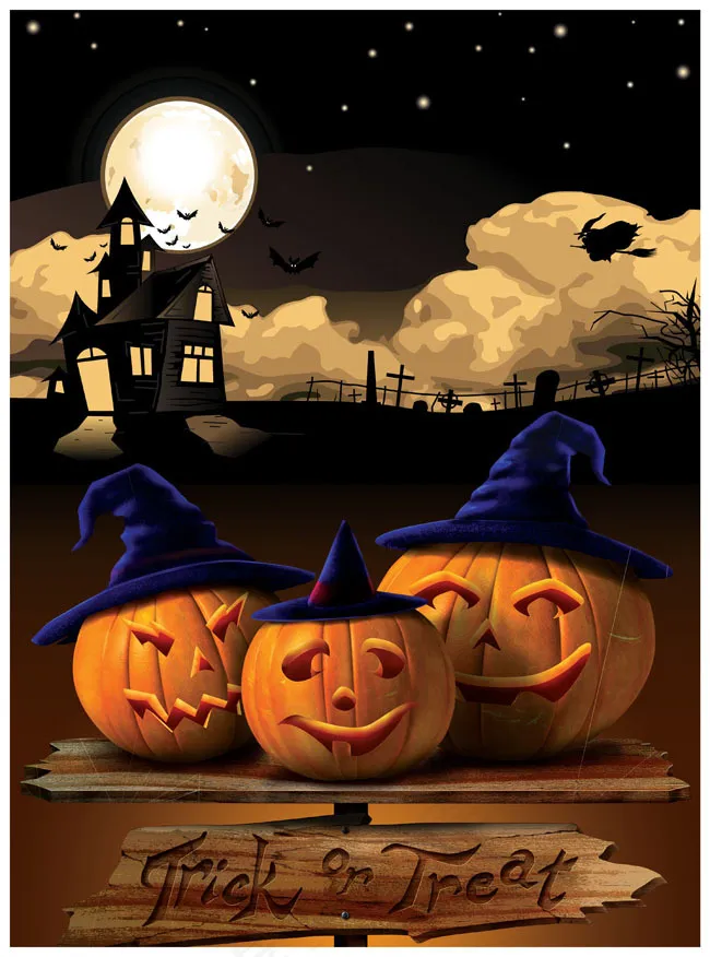 万圣节PSD分层素材(2976X4010(DPI:350))psd模版下载
