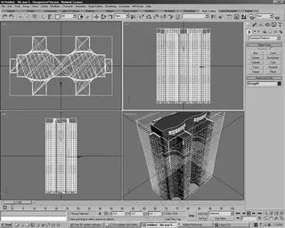 现代建筑模型图
