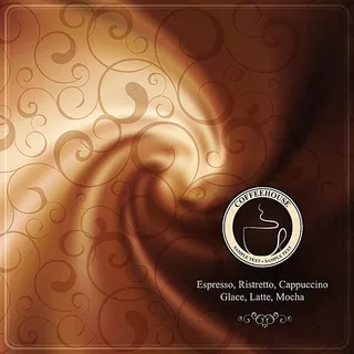 时尚酒店咖啡背景