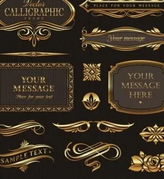 欧洲古典模式02矢量