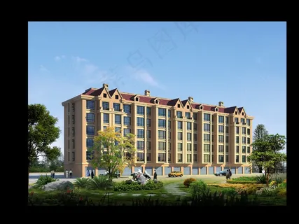 房地产楼盘效果图设计图片