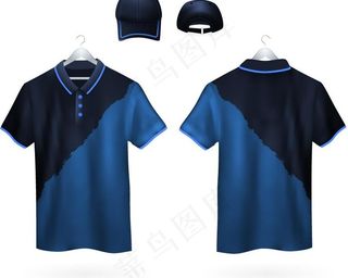 男士t恤和帽子图片