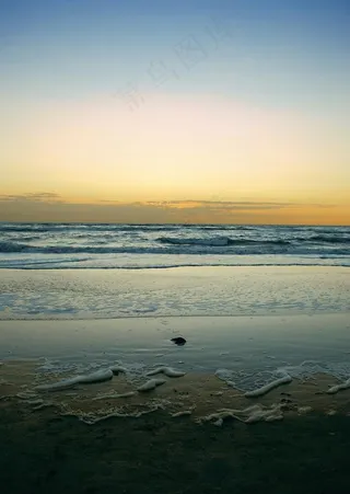 海边落日美景图片