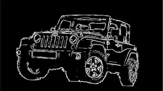 牧马人JEEP汽车矢量图