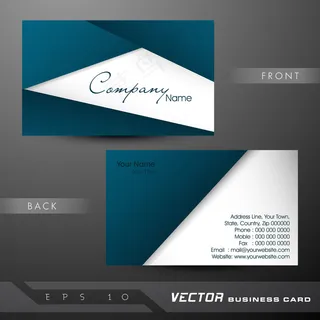 高档大气精致简洁名片设计模板