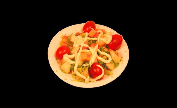 全套西式快餐食品图 果蔬沙拉图片