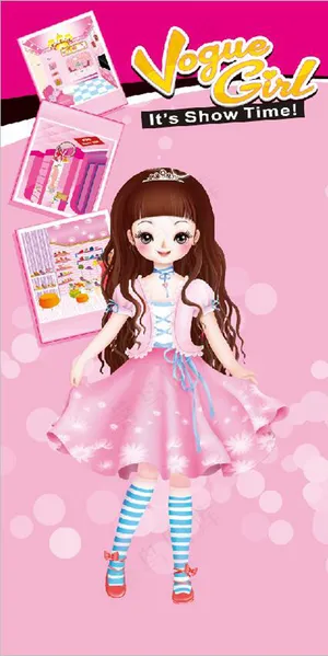 可爱卡通小公主