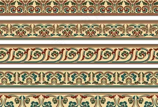 欧式花纹背景图片