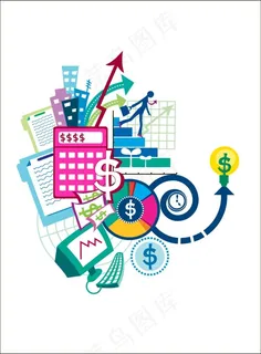 办公用品背景 办公用品背景