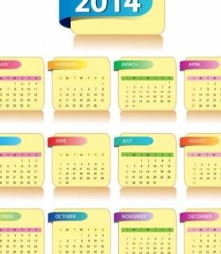2014日历