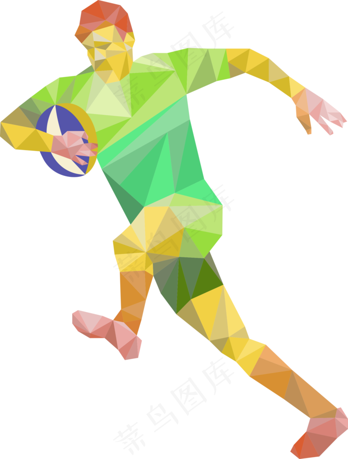 运动人物剪影png透明背景免扣素材