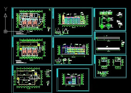 幼儿园剖面图 幼儿园剖面图
