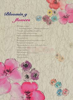 花瓣纸质背景psd