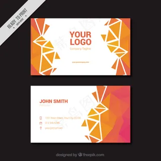 高档简洁大气商务名片矢量图