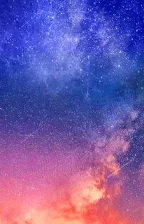 炫彩星空海报背景图