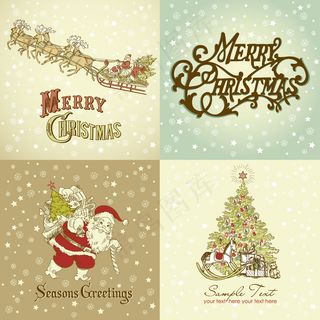 圣诞节图案雪花底纹背景矢量模