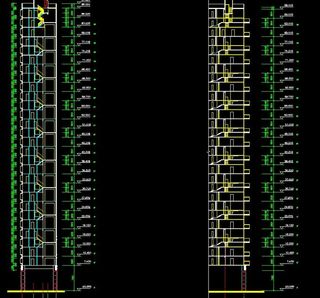 黄埔雅苑 住宅楼剖面图图片