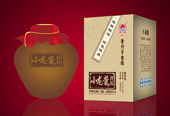 贵州茅台镇psd模版下载