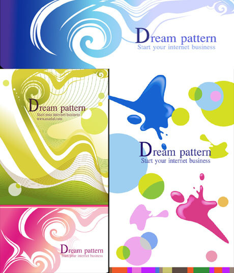 抽象图案元素背景矢量素材