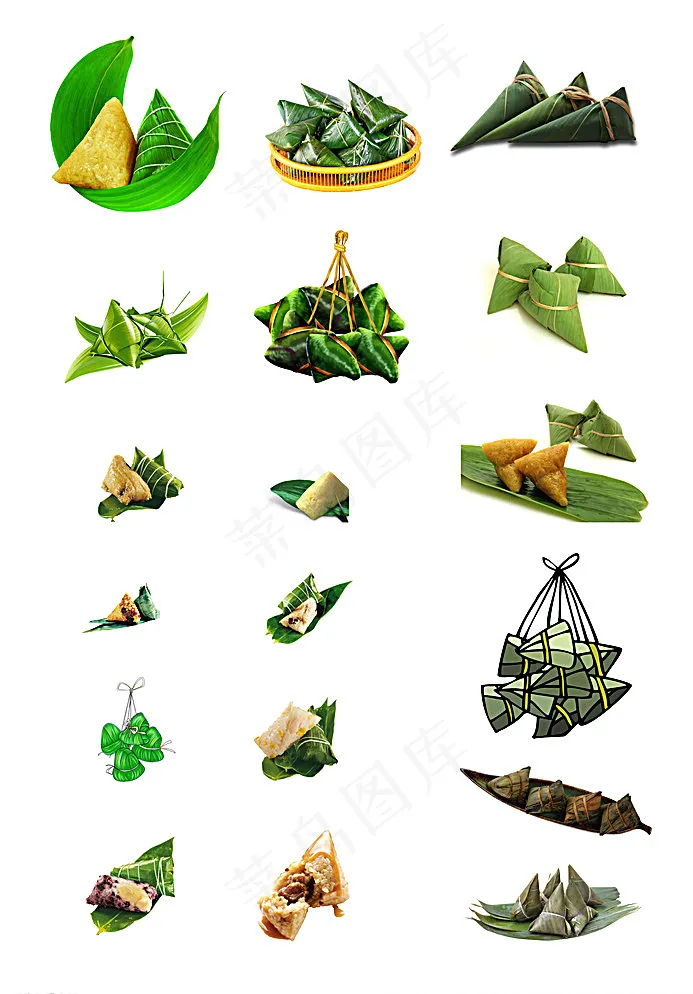 端午节粽子素材图片psd模版下载
