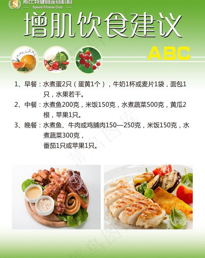 健康营养饮食海报图片psd模版下载