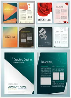 图案画册封面矢量