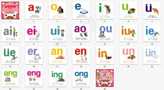 儿童读物 汉语拼音 韵母