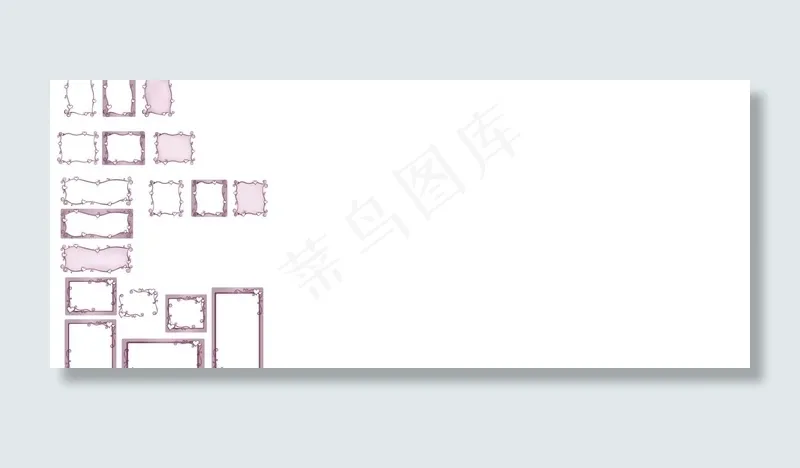 韩国植物花边边框矢量图20ai矢量模版下载