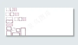 韩国植物花边边框矢量图20