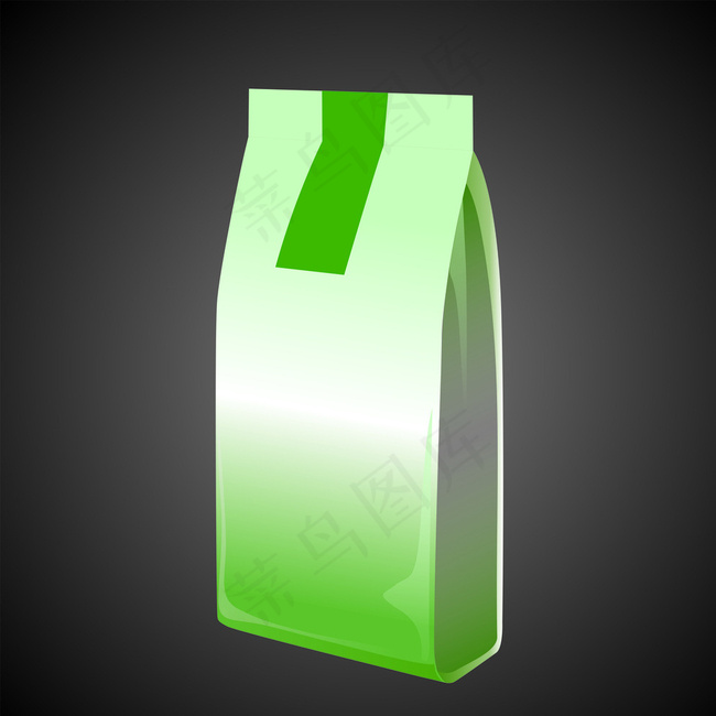 锡铝箔袋 袋子 矢量图 效果图图片