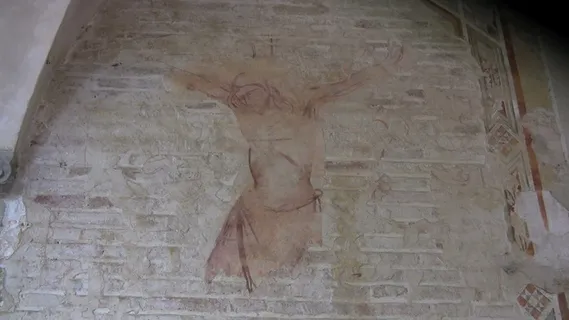意大利圣吉米尼亚诺画基督股票视频 意大利圣吉米尼亚诺画基督股票视频