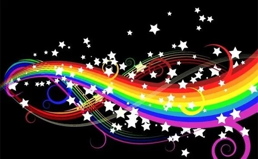 多彩绚丽的背景矢量素材