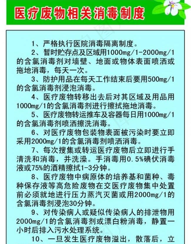 医院制度牌图片psd模版下载