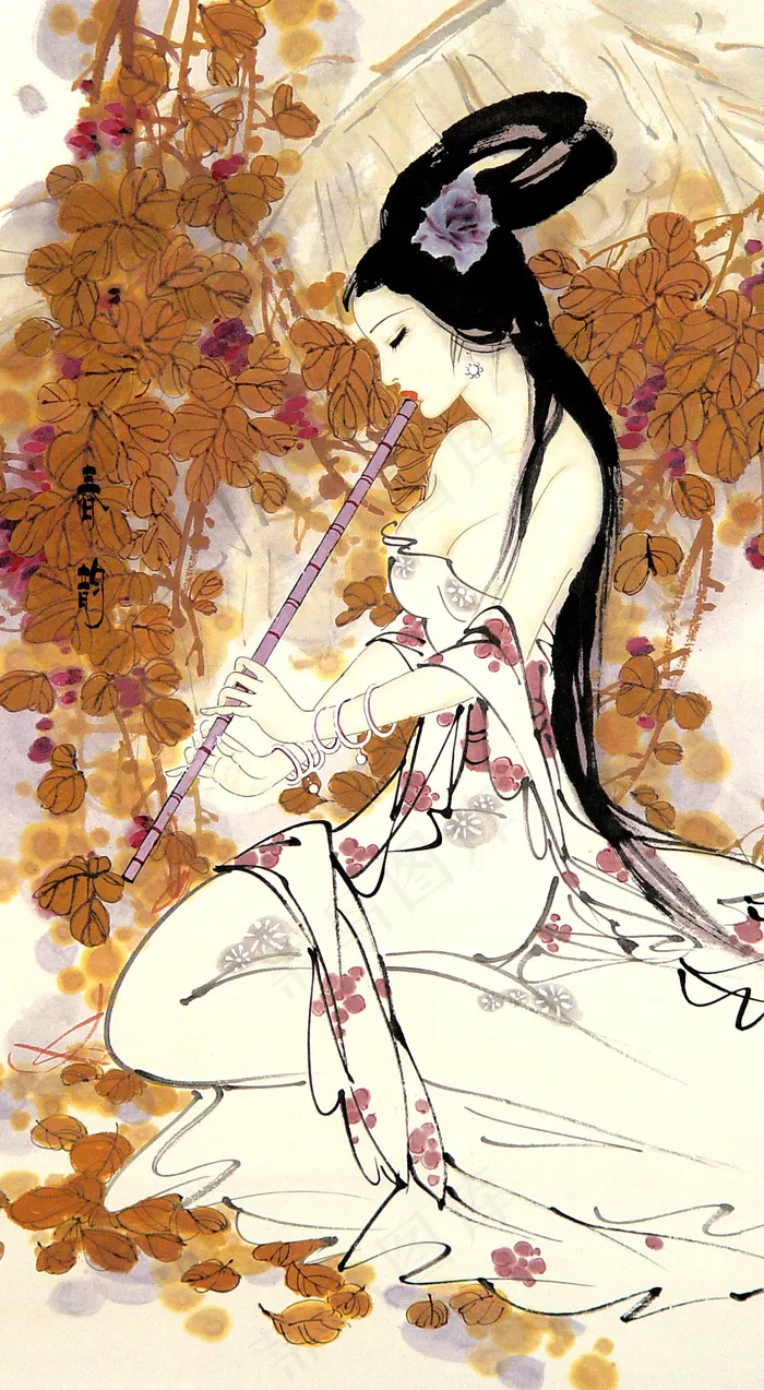 国画美女