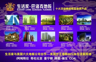 生活家巴洛克地板图片