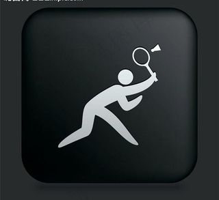 羽毛球设计图片