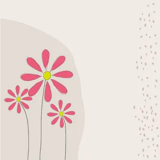 花丛花草创意图案