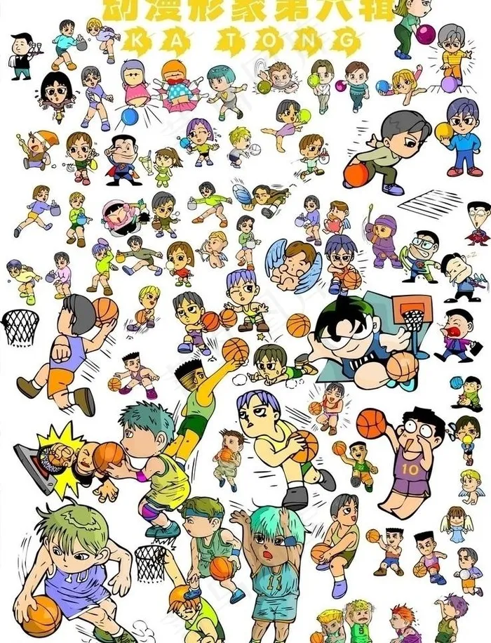 卡通形象图片cdr矢量模版下载