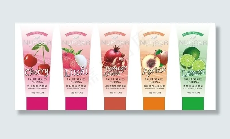水果洁面乳图片cdr矢量模版下载