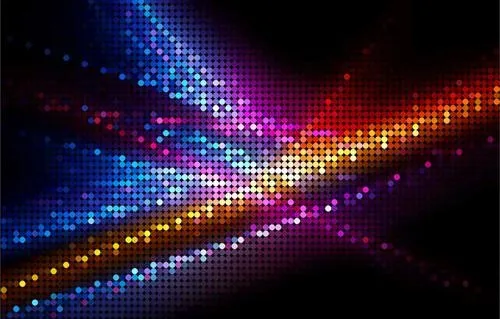 炫彩科技背景矢量素材