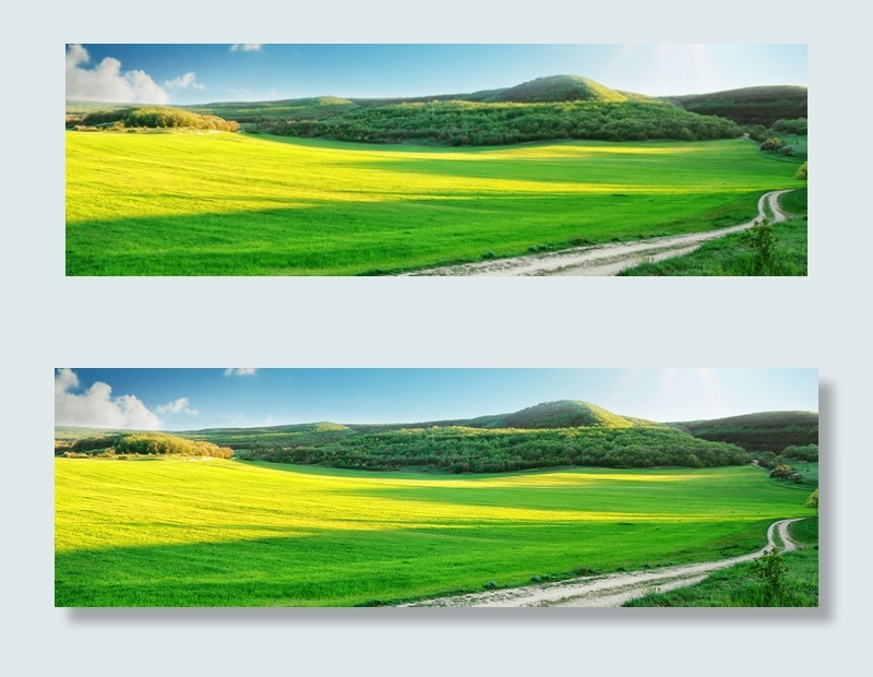 清新大气草原淘宝海报背景　