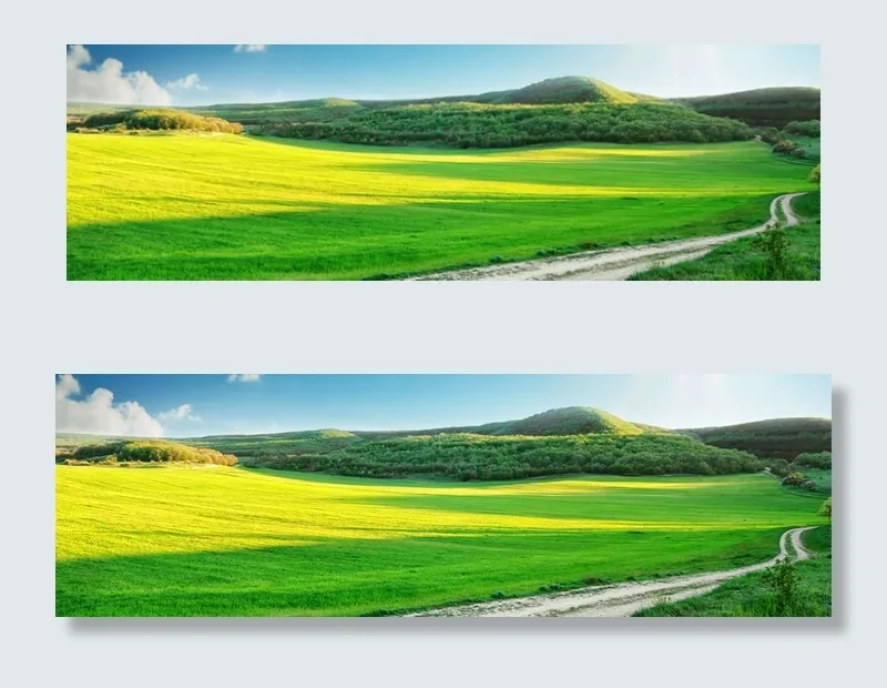 清新大气草原淘宝海报背景　