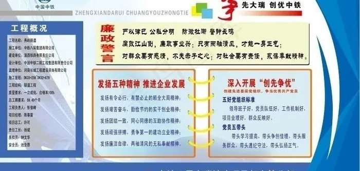 中国中铁橱窗展板图片(5906X2363(DPI:50))psd模版下载