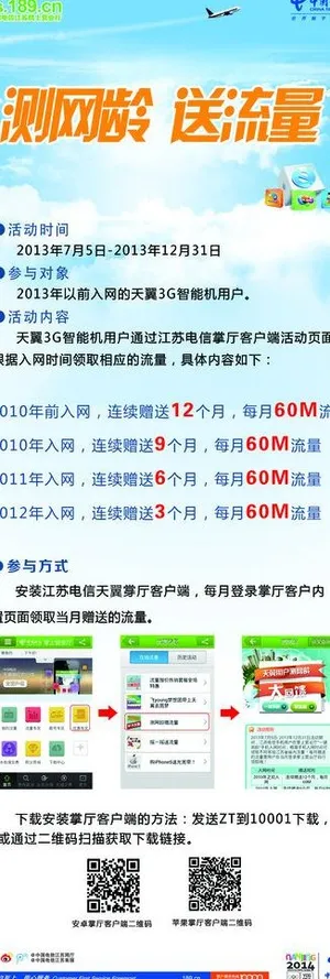 电信流量展架图片