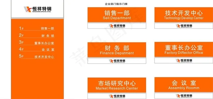 企业部门指示立牌图片